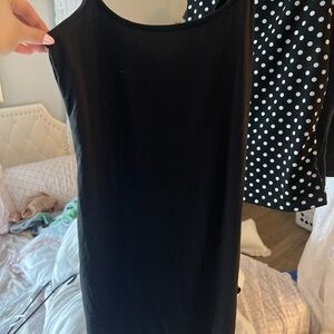 SKIMS Black Sleeveless Tank Dress